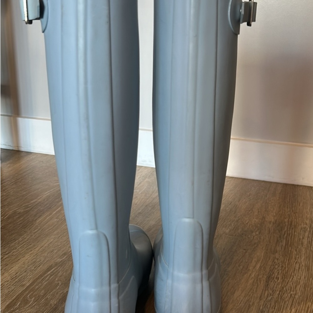 Hunter Light Blue Rain Boots